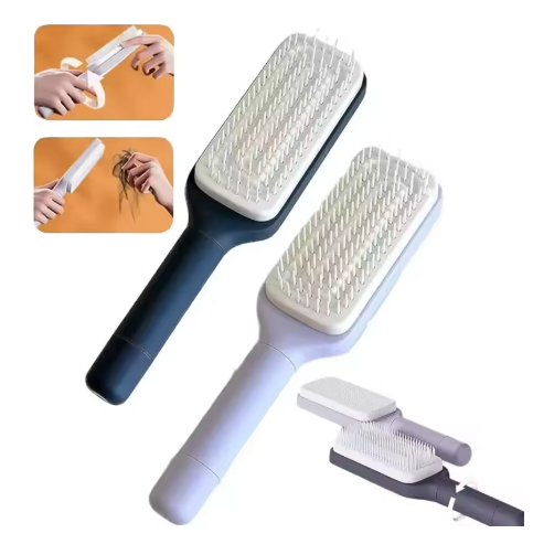Self-Cleaning Hairbrush