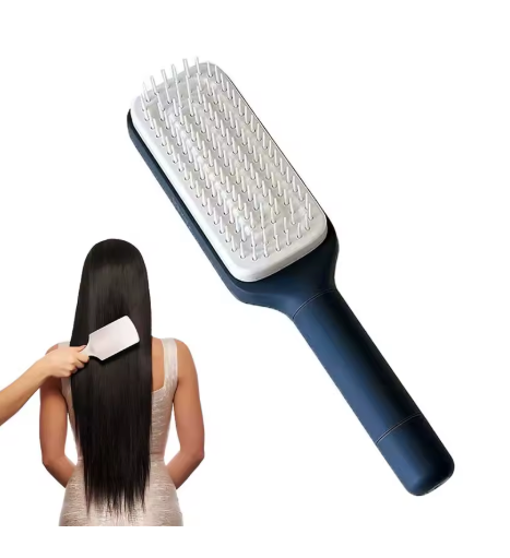 Self-Cleaning Hairbrush